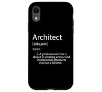 Custodia per iPhone XR Architect Definition For Student Pro Architectural Engineers