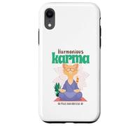 Custodia per iPhone XR Armonioso Karma Zampe E Respiro Yoga