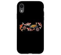 Custodia per iPhone XR Arte estetica del pesce rosso giapponese Koi Fish Pond