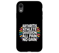Custodia per iPhone XR Arthritis Athlete Division All Pain No Gain -