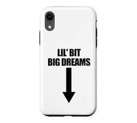 Custodia per iPhone XR Aspettando madre Lil Bit Grandi sogni Divertente Gravidanza