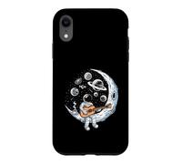 Custodia per iPhone XR Astronauta che suona la chitarra sulla luna