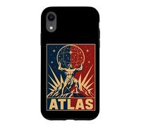 Custodia per iPhone XR Atlante cosmico Titano greco Holding Stars Sky
