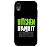 Custodia per iPhone XR Attenzione al bandito della cucina Pickleball