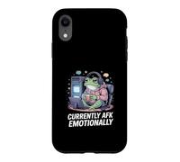 Custodia per iPhone XR Attualmente Afk Emotivamente Gamer Frog