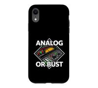 Custodia per iPhone XR Audio Engineer Analog Or Bust Vintage Gear