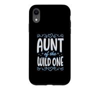 Custodia per iPhone XR Aunt Of The Wild One Compleanno Party Supply