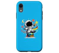 Custodia per iPhone XR Autism Is My Super Power, Carino Astronauta Puzzle Piece