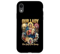 Custodia per iPhone XR Ave Maria Nostra Signora Beata Madre Rosario Cattolico