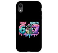 Custodia per iPhone XR Avevo sei anni ora sono sette 6 7 Kaiju 67 Meme 7th Bday Kids