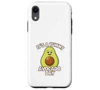 Custodia per iPhone XR Avocado Divertente Kawaii Vegano Vegetariano Frutta