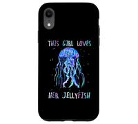 Custodia per iPhone XR Awesome Cute UnderWater This Girl loves her JellyFish