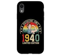 Custodia per iPhone XR Awesome Since 1940-86° compleanno femminile vintage empowered