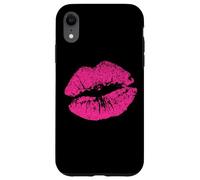 Custodia per iPhone XR Bacio sexy della stampa delle labbra rosa per la fidanzata delle donne seducenti