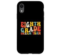 Custodia per iPhone XR Back to School 8th Grade Dream Team Teacher Kids Eighth Grad
