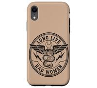 Custodia per iPhone XR Bad Women Snake Pugnale Vintage Rebel Grafica