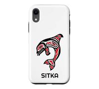 Custodia per iPhone XR Balena orca nativa americana dell'Alaska