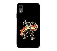 Custodia per iPhone XR Ballerina da discoteca retrò anni '70, Groove funky vintage