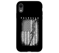 Custodia per iPhone XR Bandiera americana vichinga vintage USA rune Lightning Valhalla