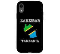 Custodia per iPhone XR Bandiera della Tanzania Distressed Zanzibar Pride