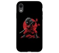 Custodia per iPhone XR Barboncino Papà Carino Anime Giapponese Roba Samurai Cane Ninja