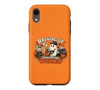 Custodia per iPhone XR Barista Halloween Caffè Brewing Up Qualcosa Malvagio