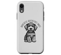 Custodia per iPhone XR Barktastic Adventures Await, simpatico cucciolo di cane, cartone animato