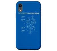 Custodia per iPhone XR Batman Action Figure Anatomy