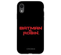Custodia per iPhone XR Batman and Robin (1997) logo