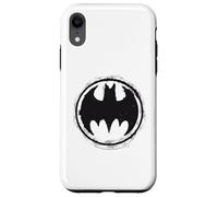 Custodia per iPhone XR Batman Emblema Cerchio Logo Icona Cavaliere Oscuro Fandom