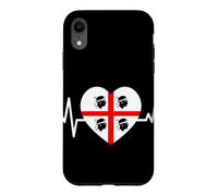 Custodia per iPhone XR Battito Sardo Sardegna Cuore Quattro Mori Orgoglio Sardo