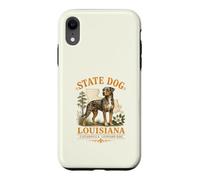 Custodia per iPhone XR Bayou Dog, bellezza screziata della Louisiana