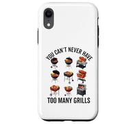 Custodia per iPhone XR BBQ Pit Master Divertente che non si possono mai avere troppe griglie