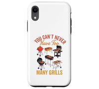 Custodia per iPhone XR BBQ Pit Master Divertente che non si possono mai avere troppe griglie