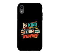 Custodia per iPhone XR Be Kind and Rewind - Cassetta VHS retrò anni '80 e '90, nostalgia