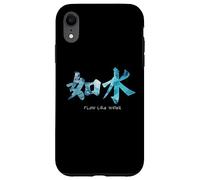 Custodia per iPhone XR Be Like Water - Font Art cinese con acqua Lee ispirato