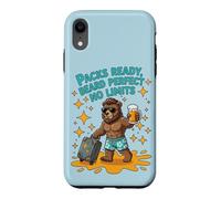 Custodia per iPhone XR Beard Perfect No Limts Bear Men Trip Summer Confezionato