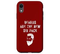 Custodia per iPhone XR Beards Are The New Six Pack - Divertente allenamento in palestra per amanti della barba