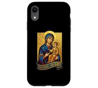 Custodia per iPhone XR Beata Madre e Gesù Mariano Cattolico