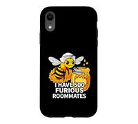 Custodia per iPhone XR Beekeeper I Have 500 Furious Roommates Apiarist