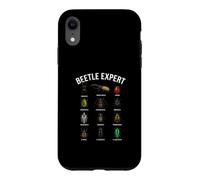 Custodia per iPhone XR Beetle Expert - Grafico per insetti con cervo Ercole, scarabeo e