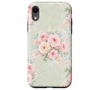 Custodia per iPhone XR Begonie Provinciali Vintage Paese Francese Salvia Morbida