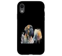 Custodia per iPhone XR Bellissimo ritratto di mastino ad acquerello