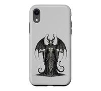 Custodia per iPhone XR Belphegor incoronato in bradipo e genio