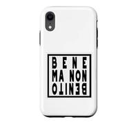 Custodia per iPhone XR Bene ma non... Antifascista, Bella ciao, resistenza, Italia