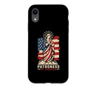Custodia per iPhone XR Benedetta USA Paese Patrona D'America Vergine Maria Diva