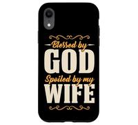 Custodia per iPhone XR Benedetto da Dio viziato da mia moglie
