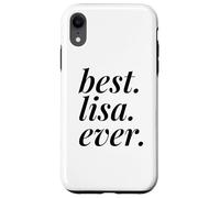 Custodia per iPhone XR Best Lisa Ever Name Personalizzato Donna Ragazza BFF Amico