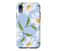 Custodia per iPhone XR Bianco Daisy Floral Pattern Primavera Fiore Giardino