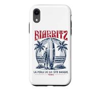 Custodia per iPhone XR Biarritz France Surf Summer - Stampa invecchiata